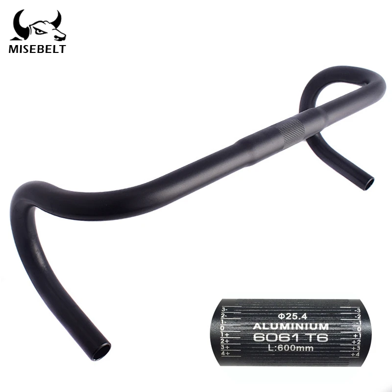 Stuur Ultralight Racing Fiets Horens Gebogen Stuur Aluminium 25.4*420 Mm Racefiets  Stuur Fiets Accessoires|Bicycle Handlebar| - AliExpress