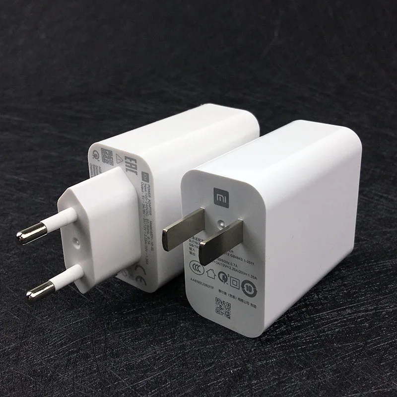 Оригинальное 27 Вт Xiao mi быстрое зарядное устройство QC 4,0 Turbo Charge quick power adapter USB для mi 9 9t pro MAX 3 Red mi note 7 8 pro mi note 10