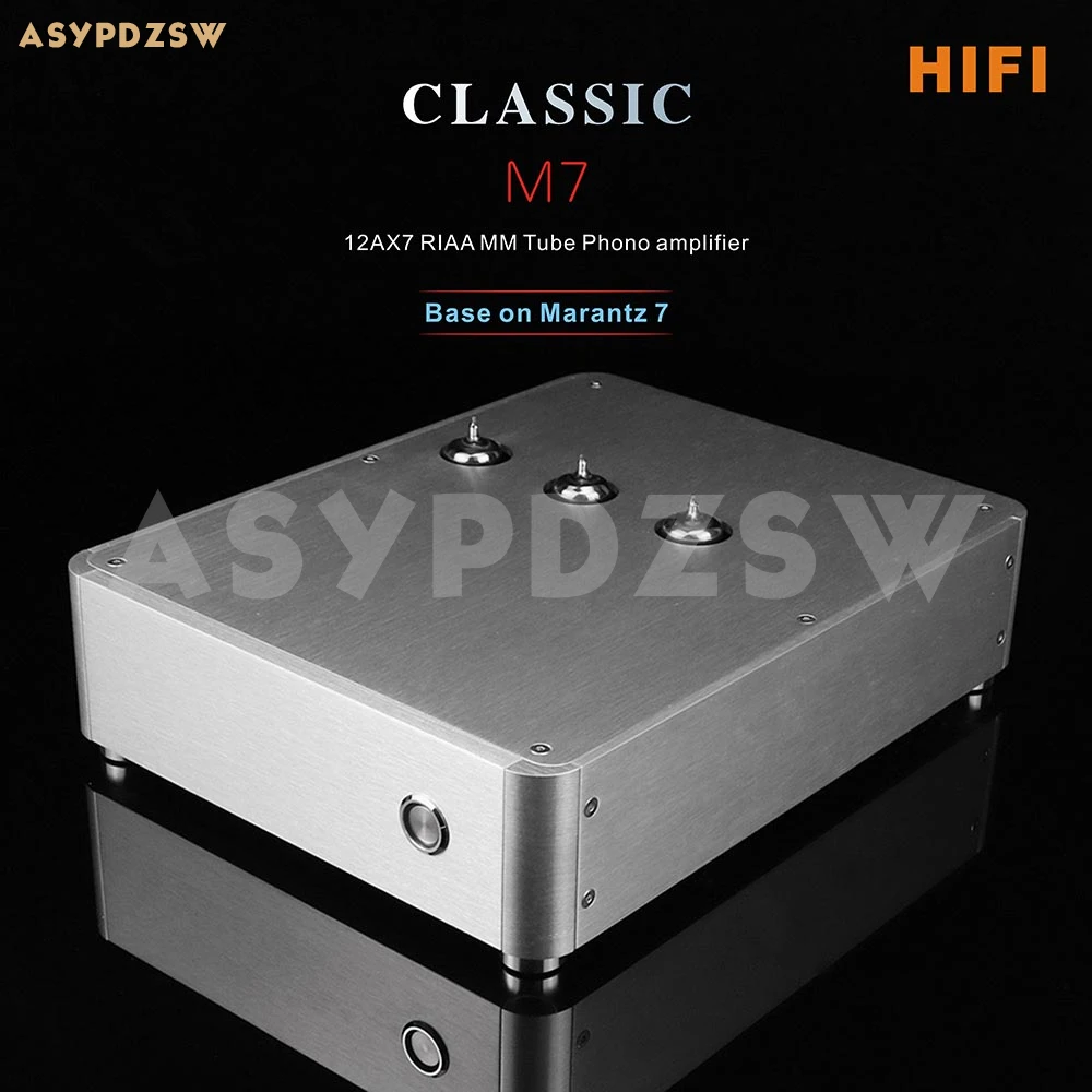 HIFI Classic M7 12AX7 RIAA MM Tube turntables Phono amplifier base on Marantz 7 | Электроника