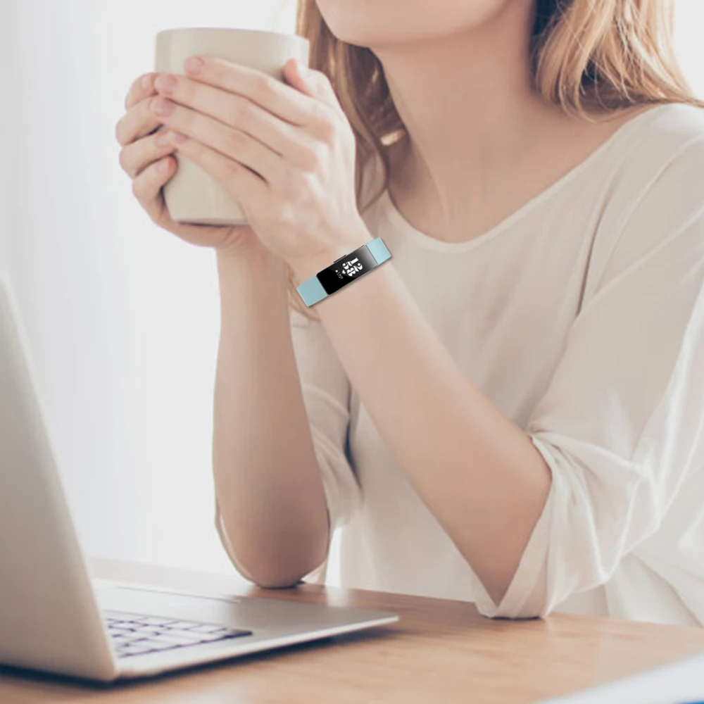 Кожаный ремешок для часов на замену браслет для FitbitInspire Смарт часы VDX99