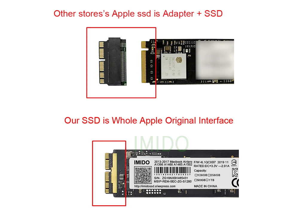 Unidade de Estado Ssd para 2021 Macbook A1465 A1466 Pro Retina A1502 A1398 1tb Imac A1419 A1418 Sólido 256gb 512gb 2021 ar - Imagem 3