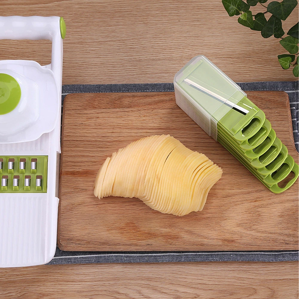 Kitchen Manual Cutting Machine Stainless Steel Interchangeable Blade Potato Peeling Svegetable Shredder Kitchen Accessories