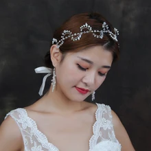 Стразы TRiXY H94, свадебные ободки, свадебные украшения для волос, жемчужные диадемы для невесты, свадебные аксессуары для волос