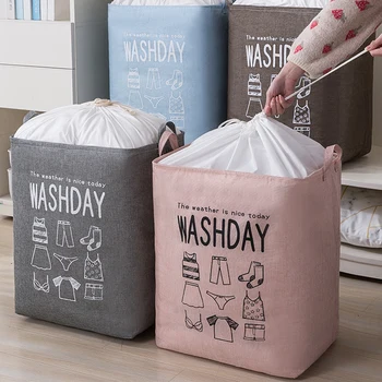 

75L Foldable Storage Bag Home Clothes Blanket Quilt Closet Organizer Box Pouches Quality Toy Housekeeping Container Organizers