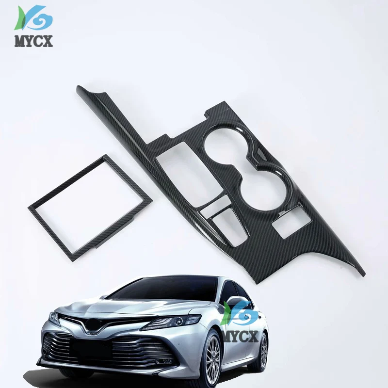 Для Toyota Camry XV70 LHD центральная консоль коробка переключения передач Панель крышка отделка интерьера аксессуары стиль ABS