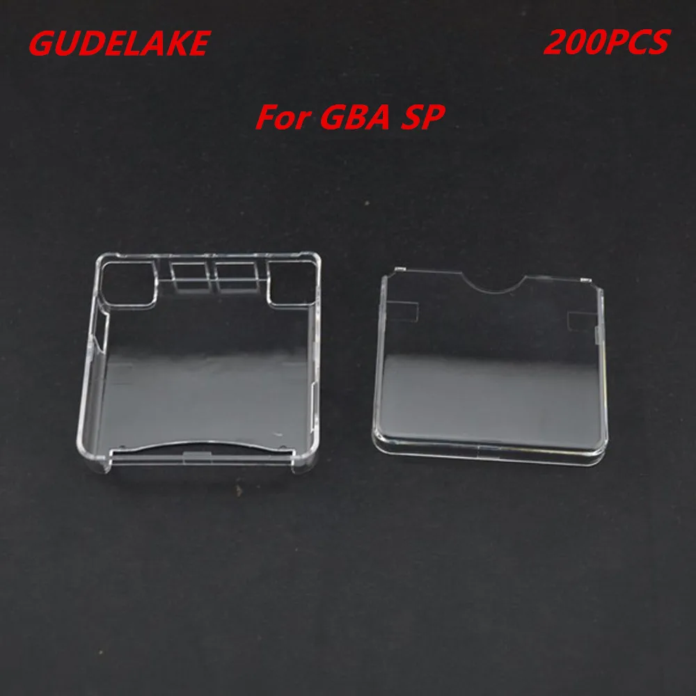 200 шт прозрачный защитный чехол Корпус для Gameboy Advance SP GBA игровая консоль