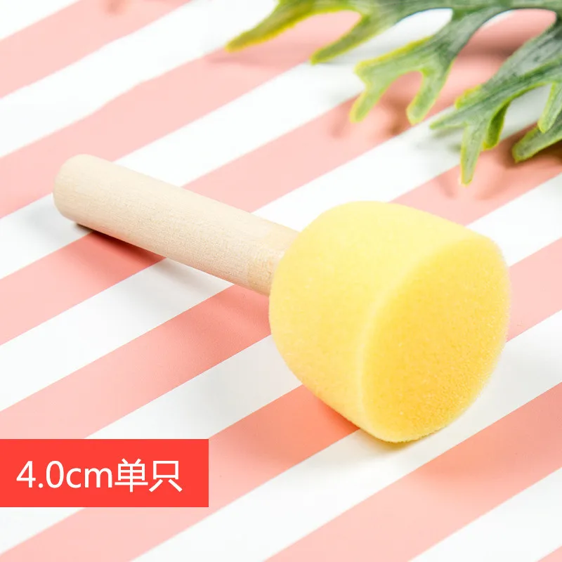 DIY губка-ролик для покраски кисть с пластиковой ручкой набор детской художественной звезды Ремесленная живопись инструмент раннее образование Рисование игрушки для детей подарок - Цвет: Drawing toy 2