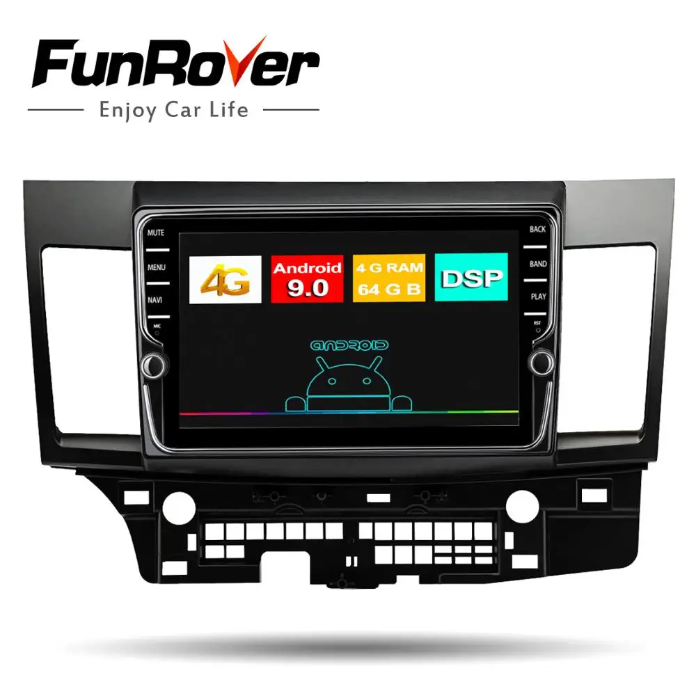 Clearance Funrover Octa 8 core android 9.0 2 din car radio multimedia stereo For Mitsubishi Lancer 2007-17 DSP car gps navigation DSP SIM 0 Clearance Funrover Octa 8 core android 9.0 2 din car radio multimedia stereo For Mitsubishi Lancer 2007-17 DSP car gps navigation DSP SIM 0