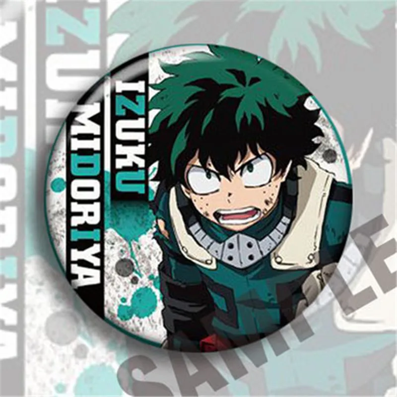 8pcs Anime My Boku no Hero Academia Itabag Badge Pin Button Brooch Gift#C 