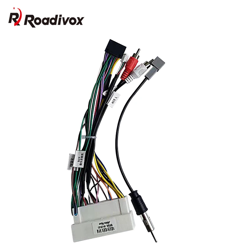 Roadivox 6PIN Adaptor Wiring Harness For KIA K2/K3/K4/K5 Verna sportage picanto morning rio Car Radio Audio Power Calbe Wire | Автомобили