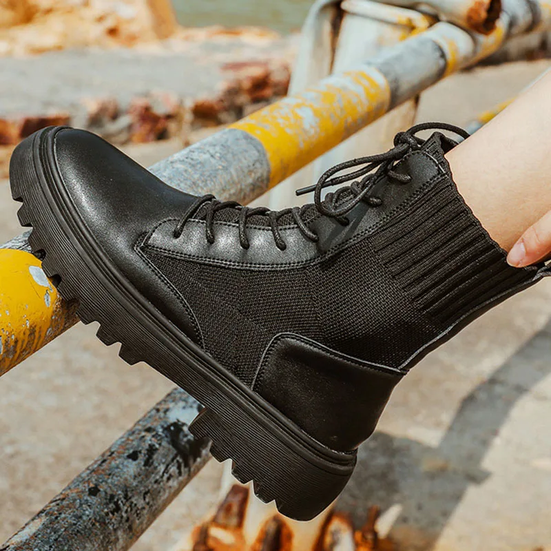 Boots Female women shoes Ankle 2020 Autumn British Wind Genuine Leather Thick With Short Boots Motorcycle Martin shoes Boots Female women shoes Ankle 2020 Autumn British Wind Genuine Leather Thick With Short Boots Motorcycle Martin shoes