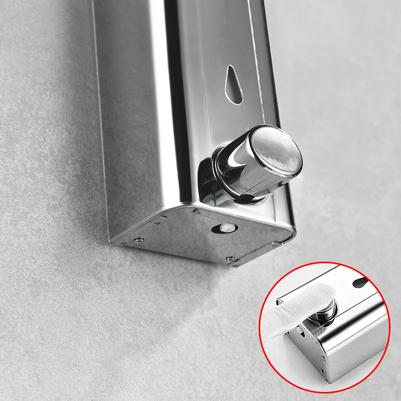 Диспенсер для жидкого мыла из нержавеющей стали, кухонный диспенсер для мыла, настенный диспенсер для жидкого мыла, гель для душа в ванной комнате, бутылки для шампуня