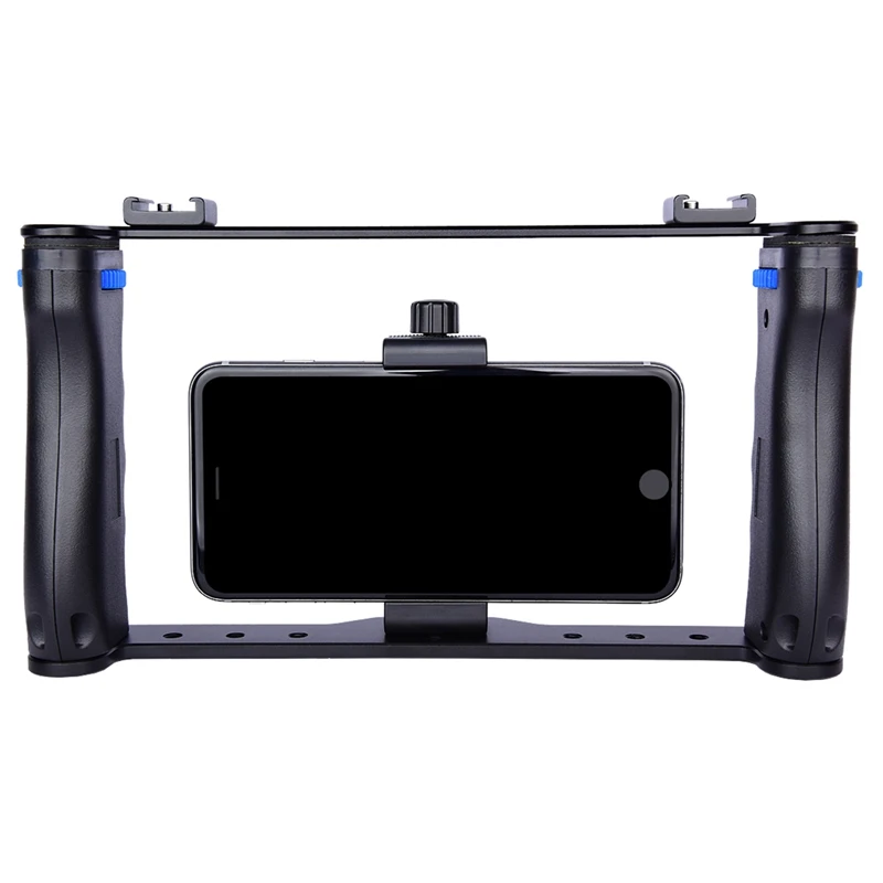 ABKT-Yelangu смартфон видео Риг кино Vlogging Rig клетка стабилизатор для мобильного телефона samsung huawei Iphone Xs Max Xr X 8 7