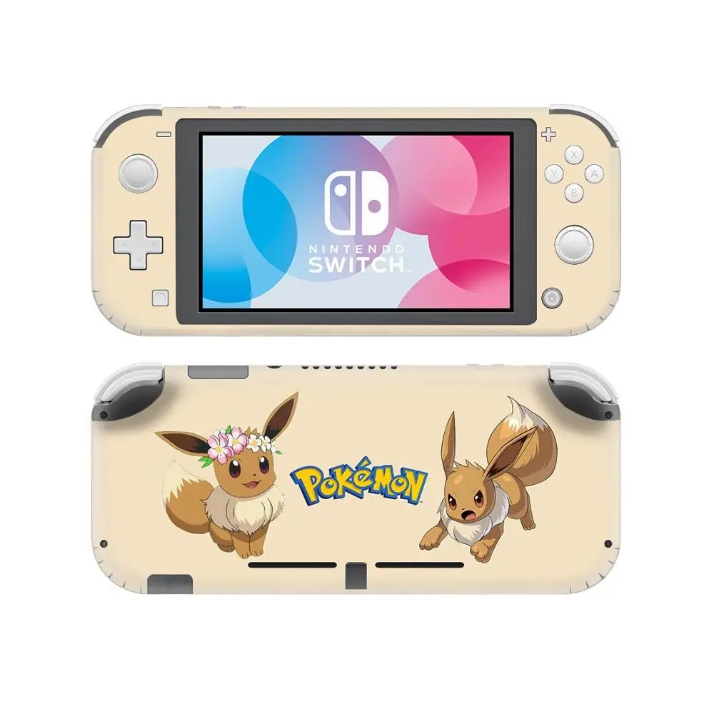 YSNSL0443 Покемон го Пикачу наклейка на кожу для nintendo Switch Lite консоль протектор Joy-con NAND переключатель Lite NSL наклейка на кожу - Цвет: YSNSL0443