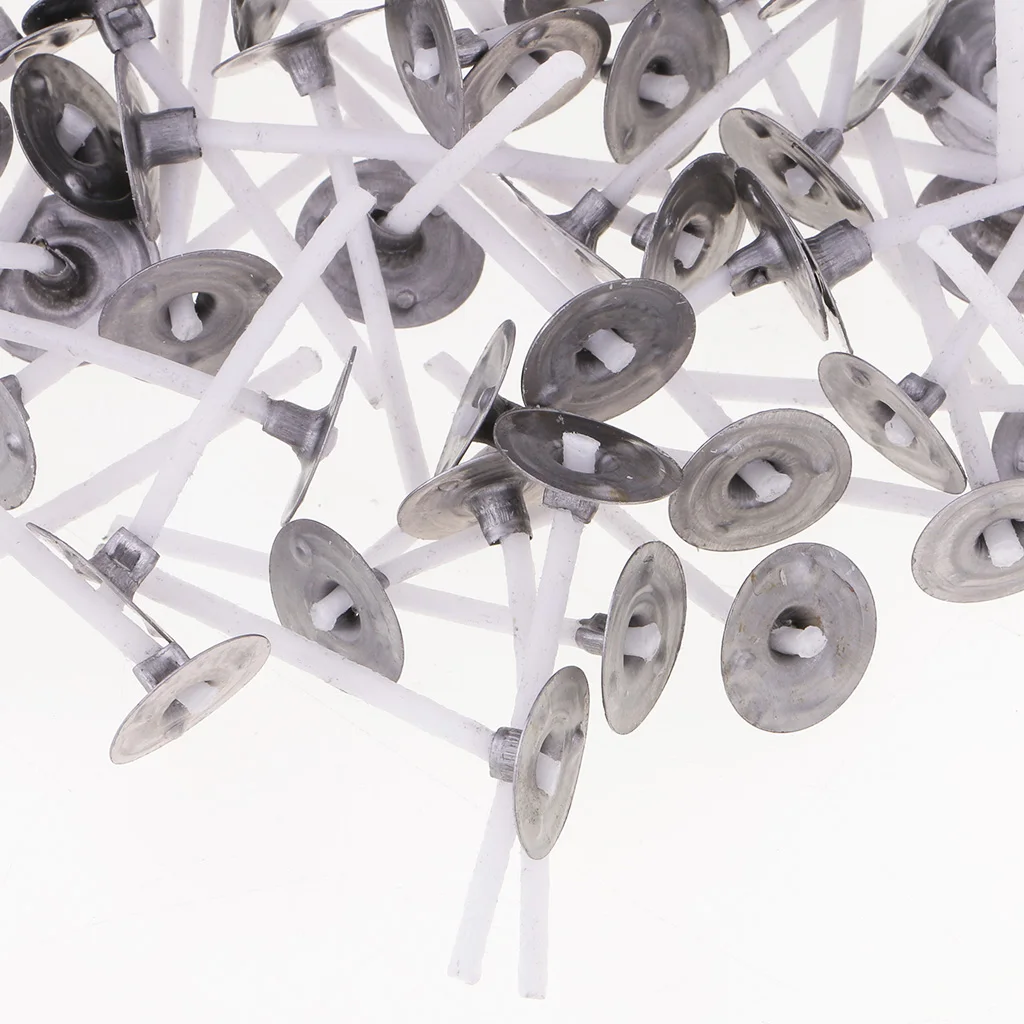 400pcs Tea Light Aluminum Empty Candle Cup Containers & 3cm Candle Wicks