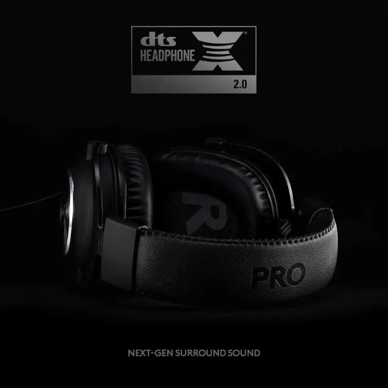 Проводная игровая гарнитура logitech G Pro X USB Blue VOICE 7,1 канальный объемный звук Накладные наушники со съемным микрофоном