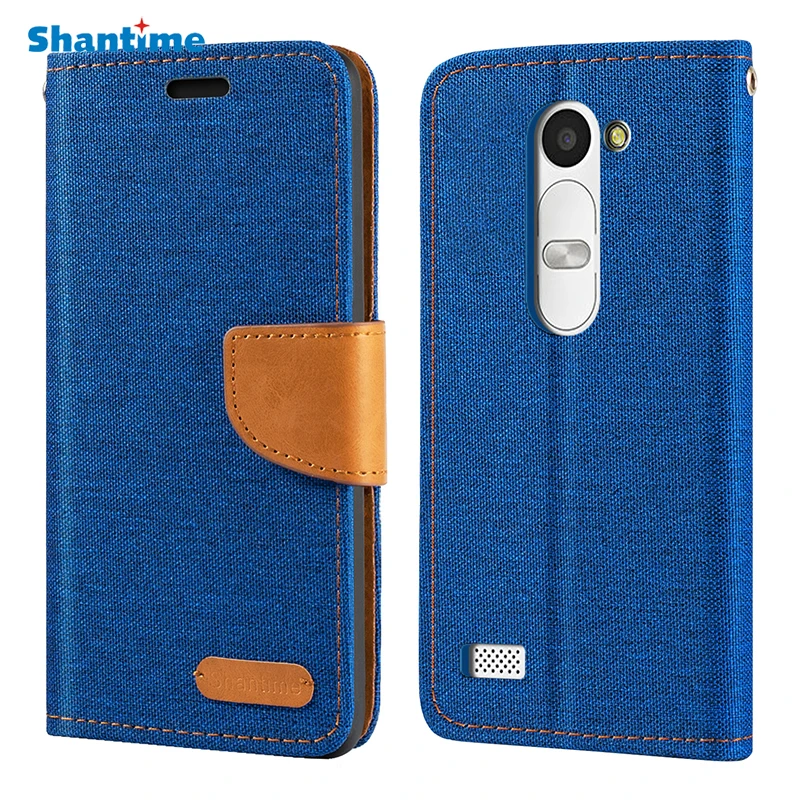 Oxford Leather Wallet Case For LG Leon H340N H324 With Soft TPU Back Cover Magnet Flip LTE 3G C40 | Мобильные телефоны и