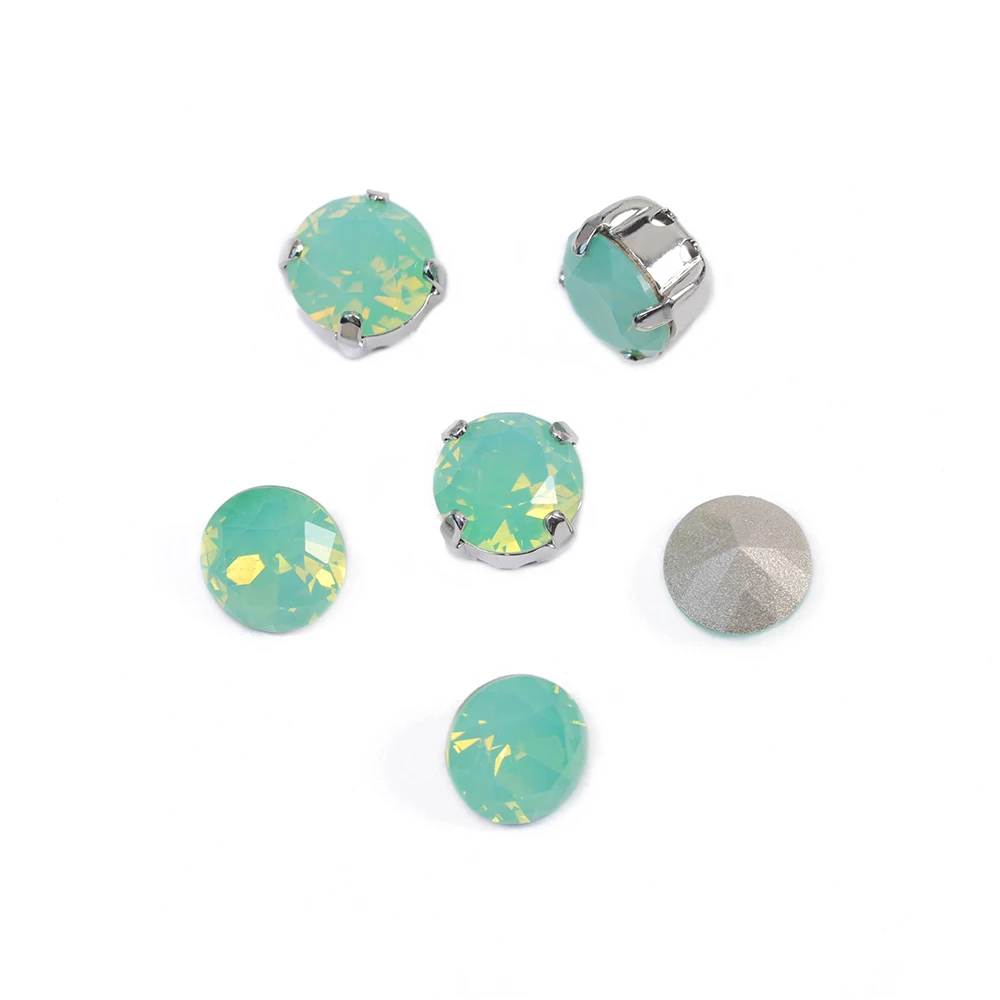 

CTPA3BI 1357 Pacific Opal Brilliant Cut Decoration Sewing Rhinestone Strass DIY Round Fancy Crystal Stones For Garment Applique