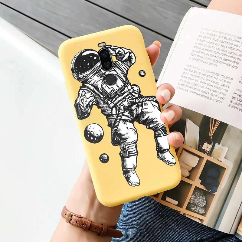 Cases For Meizu Astronaut TPU Soft Shell For Meizu X8 Case Personality Tide Shell For MEIZU X8 Case Silicone Edging Matte Phone For MEIZU meizu phone case with stones Cases For Meizu