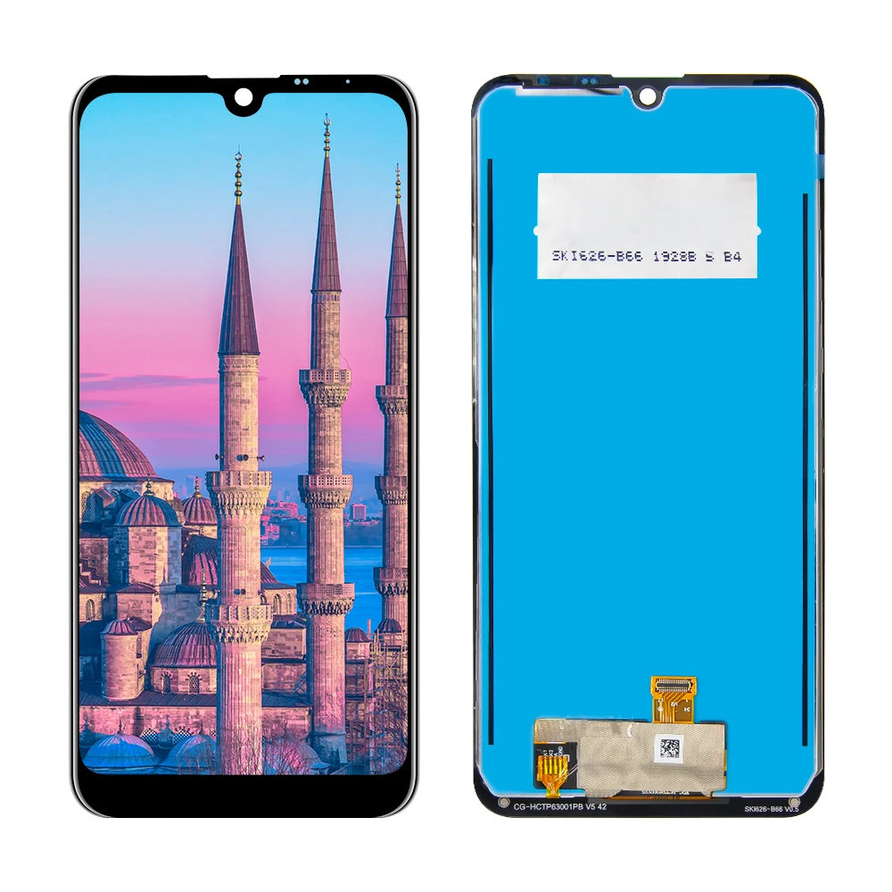 Для LG K50 Q60/K12 Max ЖК-дисплей дигитайзер панель сенсорного экрана в сборе с рамкой