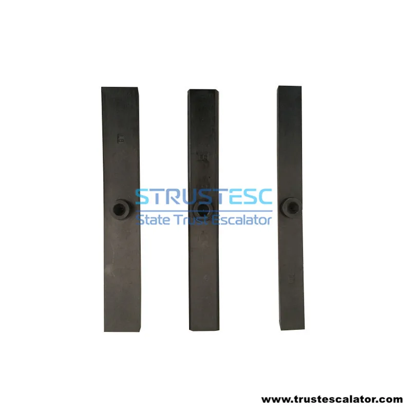 FAA380F4 Elevator 3 IN 1 Guide Shoe Insert L200mm W20/25/20mm Black for Otis