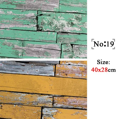 Мини-реквизит для фотосъемки фото фон бумажный двусторонний фон для фотосъемки с деревянной текстурой фон для фотосъемки предметы декора для фотосъемки - Цвет: No. 19