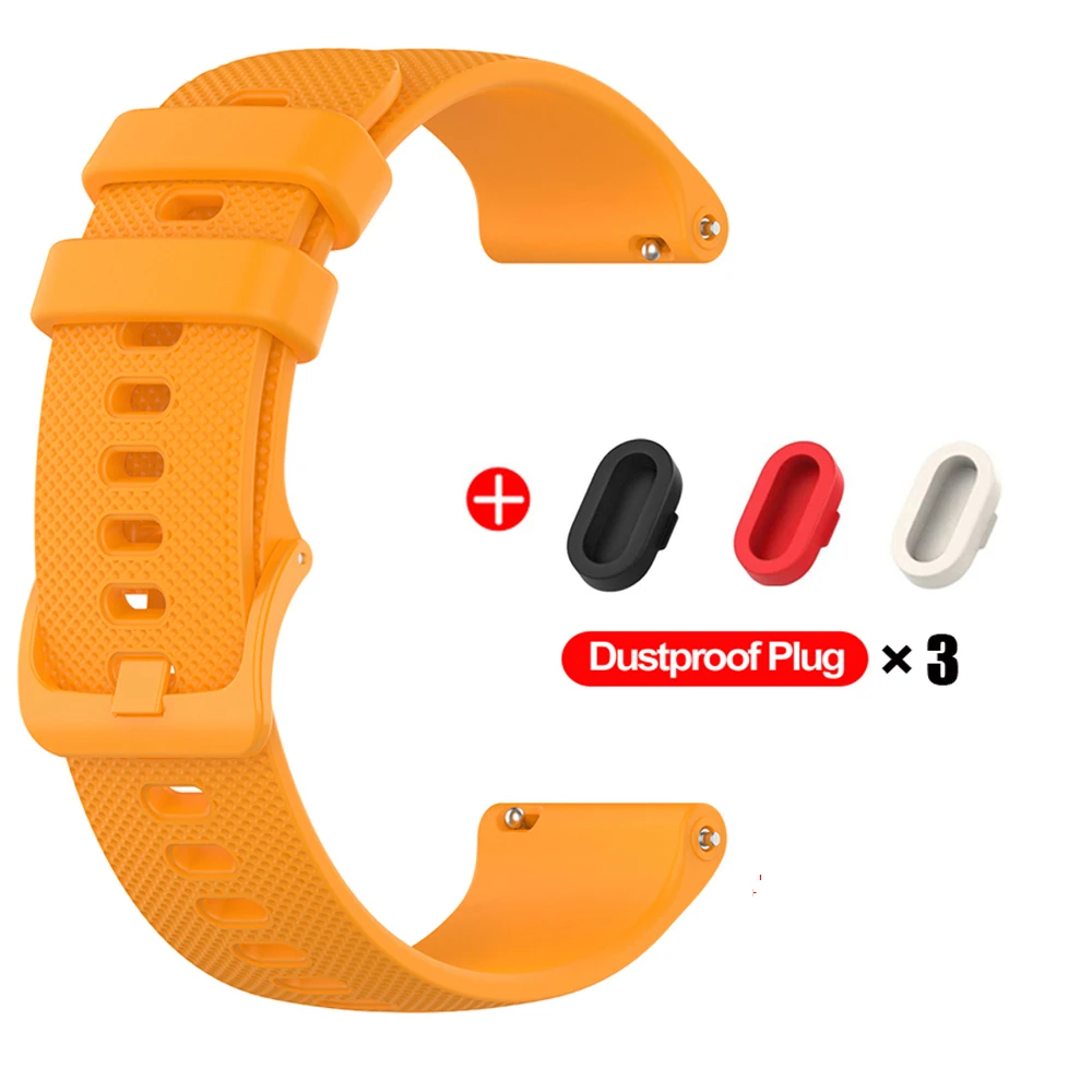 Silicone Dustproof Watch Strap with Secure Plug