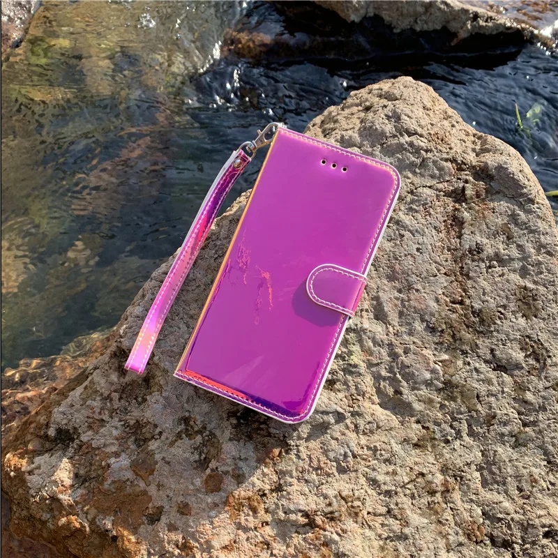 Зеркало бумажник чехол для samsung Galaxy S8 S9 S10 плюс Note10 Note10Plus A90 5G S10E A50 A10 A20 A30 A10E A70 держатель Стенд кожаный чехол