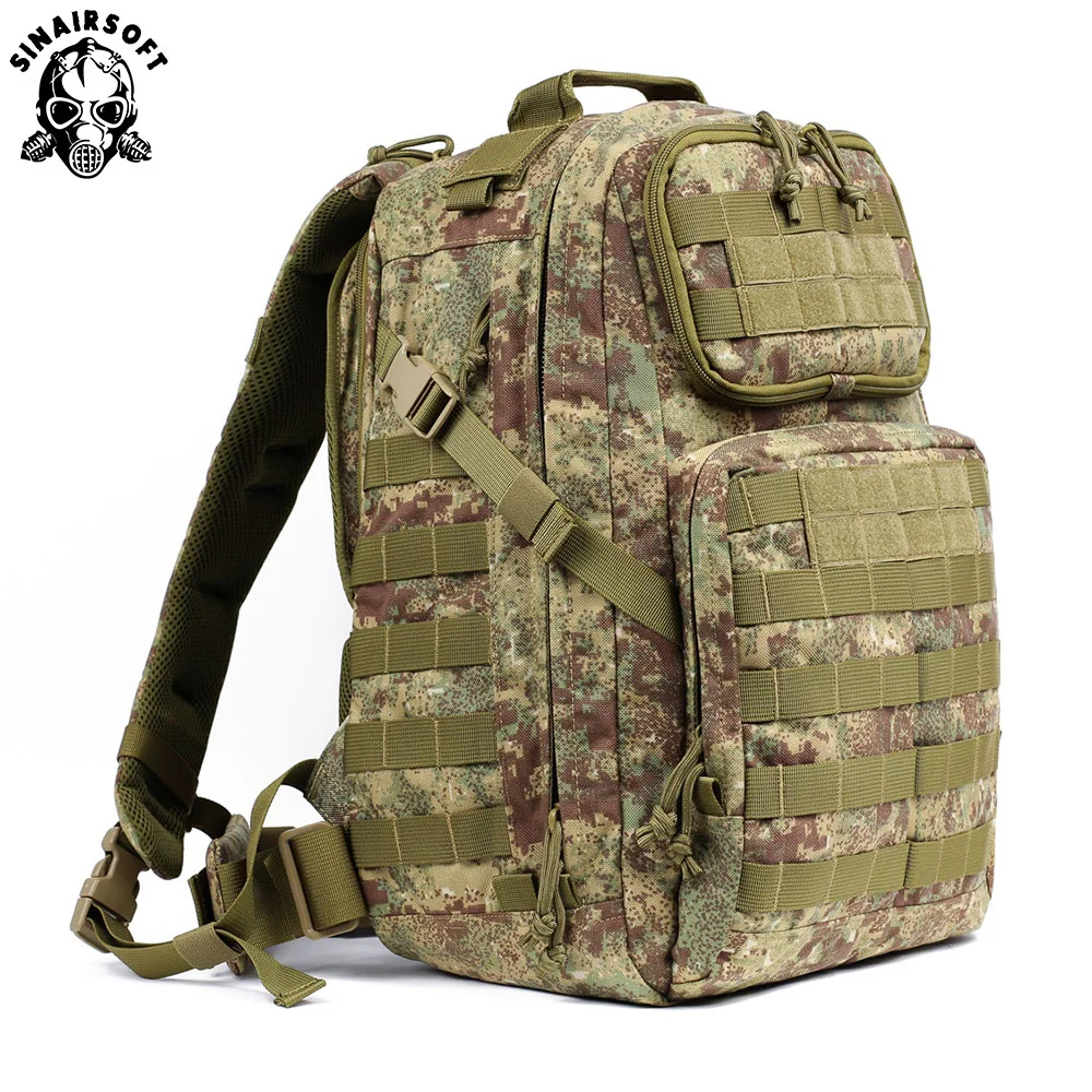 Открытый военный 1000D нейлон 55L водонепроницаемый Molle тактический рюкзак спортивный Кемпинг Туризм треккинг Рыбалка Охота сумки