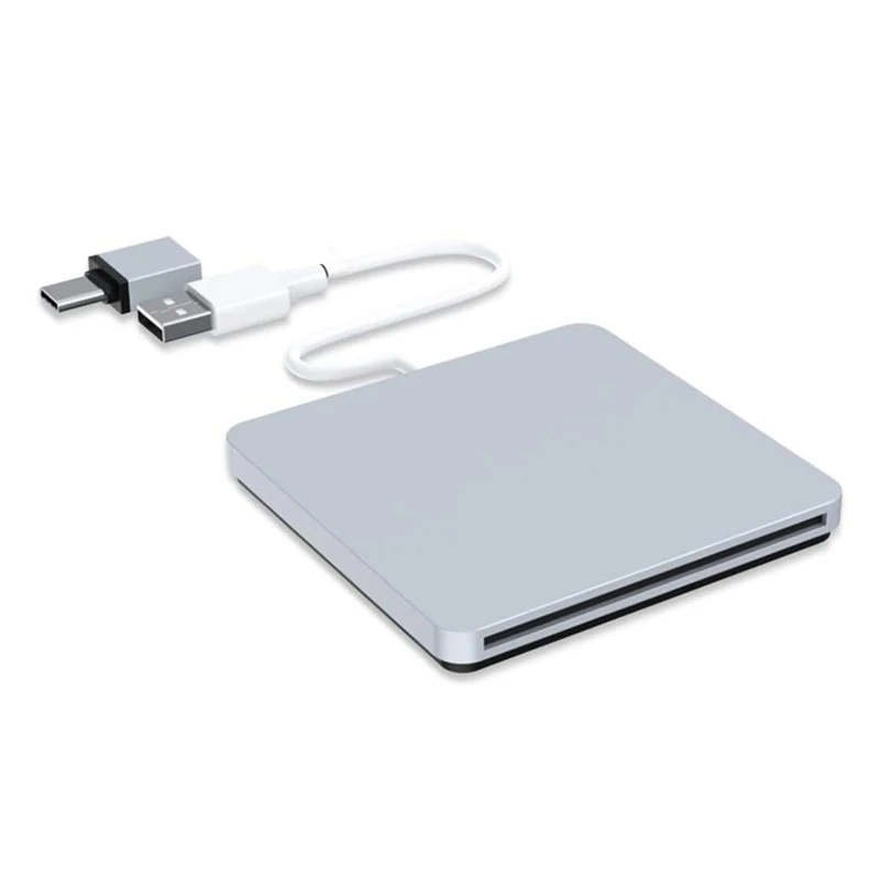 Внешний CD DVD привод ультра-тонкий USB горелка плеер для ноутбука Mac рабочего стола |