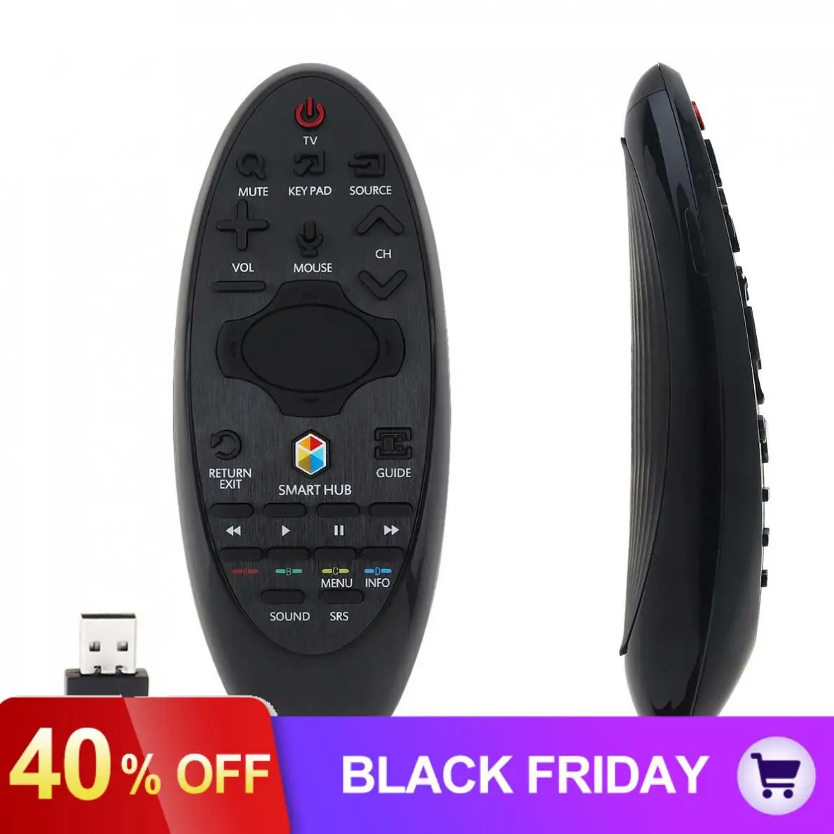 IR YY-M601 Airmouse Remote Control with USB and Voice Function Fit for BN59-01185D /BN59-01184D / BN59-01182D / Samsung TV