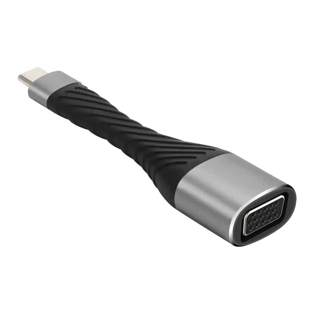 Адаптер Amkle USB C к HDMI VGA портативный кабель Type 4K @ 30 Гц/60 Гц адаптер Thunderbolt для Macbook Huawei
