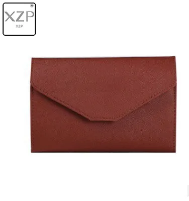 Кофе XZP Для женщин заграничного паспорта крышка складной кредитной карты Обложка для паспорта держатель кошелек многофункциональные документы карты посылка Сумки из натуральной кожи - Цвет: Кофе