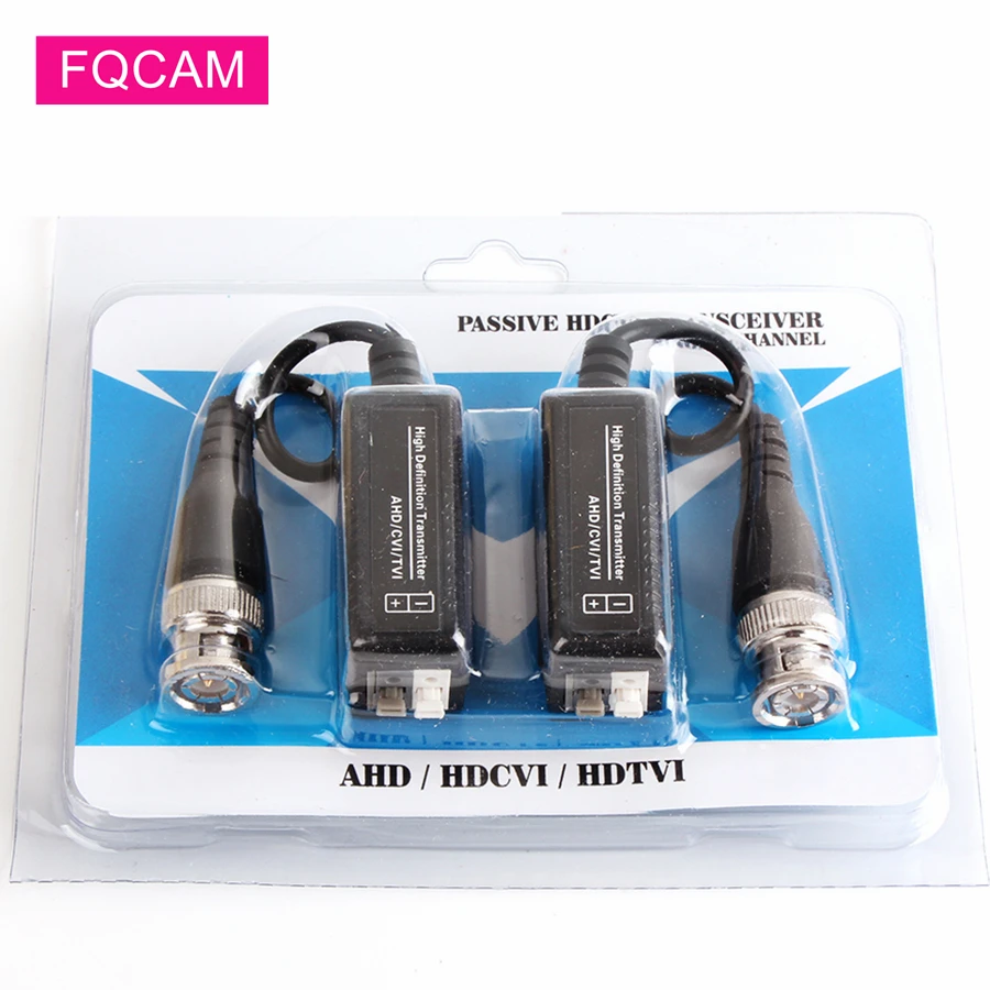 

10 Pairs/Lot HD Video Balun Transmitter 300 Meters Passive Transceiver 1 Channel Video Baluns for HD AHD CVI TVI Cameras