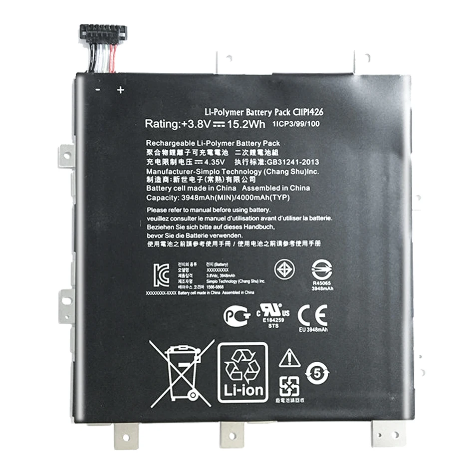 C11P1426 планшетный аккумулятор 4000 мАч для ASUS ZenPad S 8,0(Z580C) Сменные Аккумуляторы