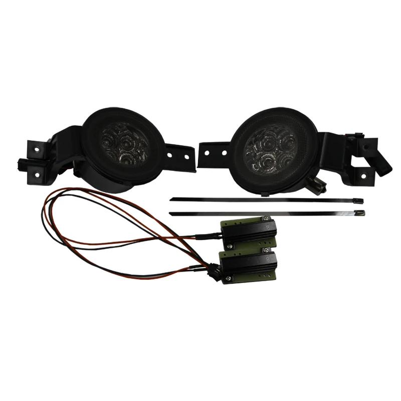 Дымовая черная линза для Mini Cooper R50 R53 02-06 R52 04-06 передние поворотные сигнальные комплекты W/Bumper Led Mini Rally Light DRL Halo