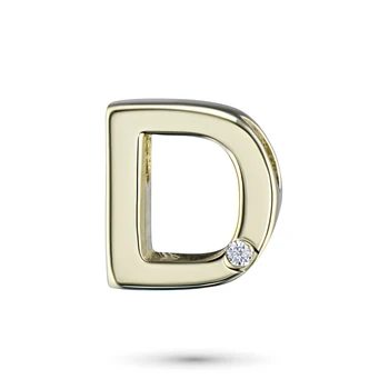 

Pendant in yellow gold with a diamond