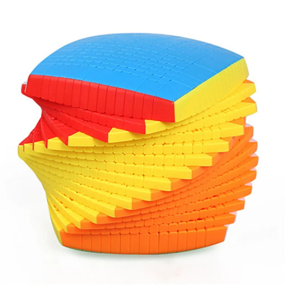 ShengShou 15x15x15 безопасный ABS пластик Профессиональный Многоцветный волшебный куб ультра-Гладкий 15x15 кубар-Рубик на скорость детские игрушки подарок