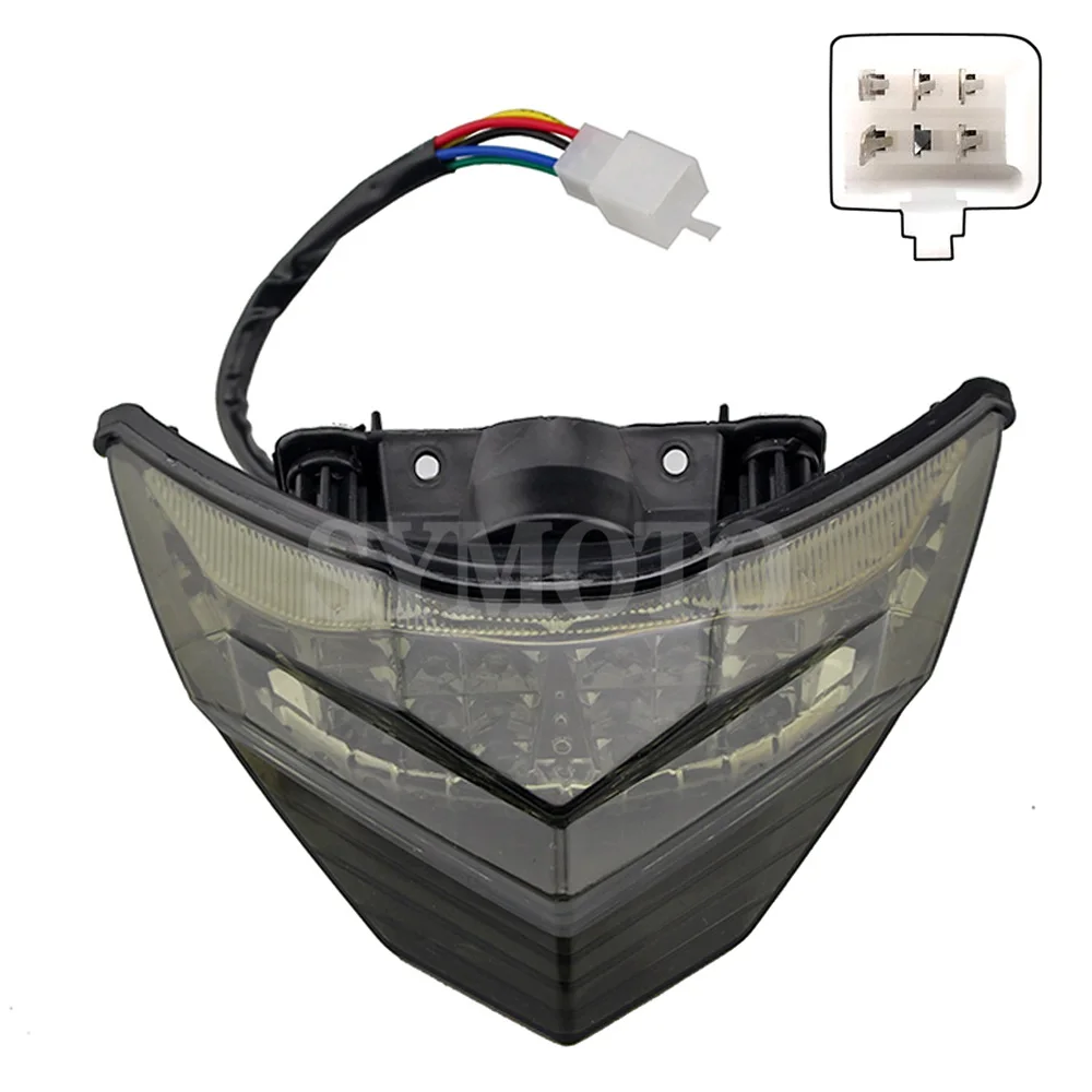 Задний светодиодный фонарь для мотоцикла с сигнальной лампой задний стоп сигнал