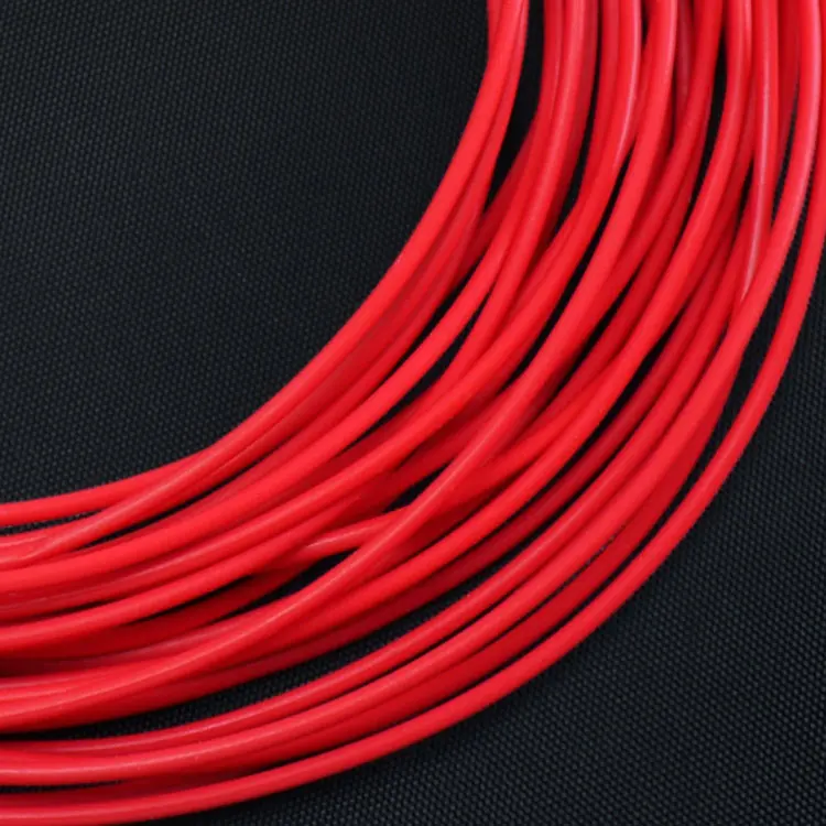 Красный 6 м 14AWG 14L 1,68x2,08 мм 1,68*2,08(ID* OD) L тип 150 в полупрозрачный красный синий желтый черный стержень клапана F4 PTFE трубы пластиковые трубки - Цвет: Красный