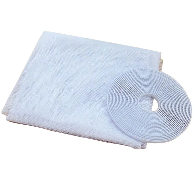 Window Insect Window Net Curtain Mesh Screen DIY DIY Magic Bug Insects White Mosquito Snap Fly
