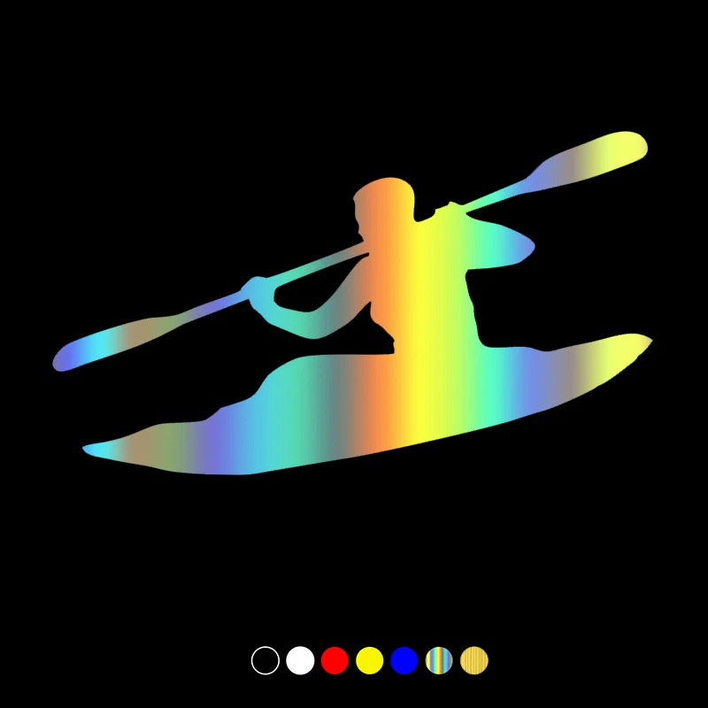 

30459# 25x14 cm car sticker Kayaking car decal waterproof stickers on car truck bumper rear window vinyl die cut no bg