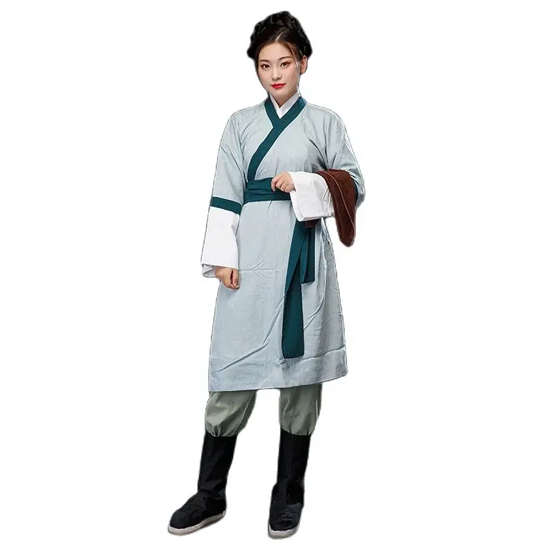 Маскарадный костюм hanfu для женщин древний Женский Герой массовый актер