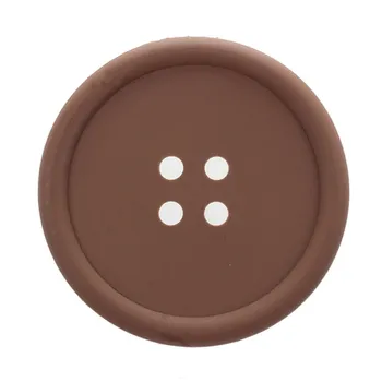 

Button Coaster Cup Mug Glass Beverage Holder Silicone Pad Mat Coffee Placemat P8 coffee colors