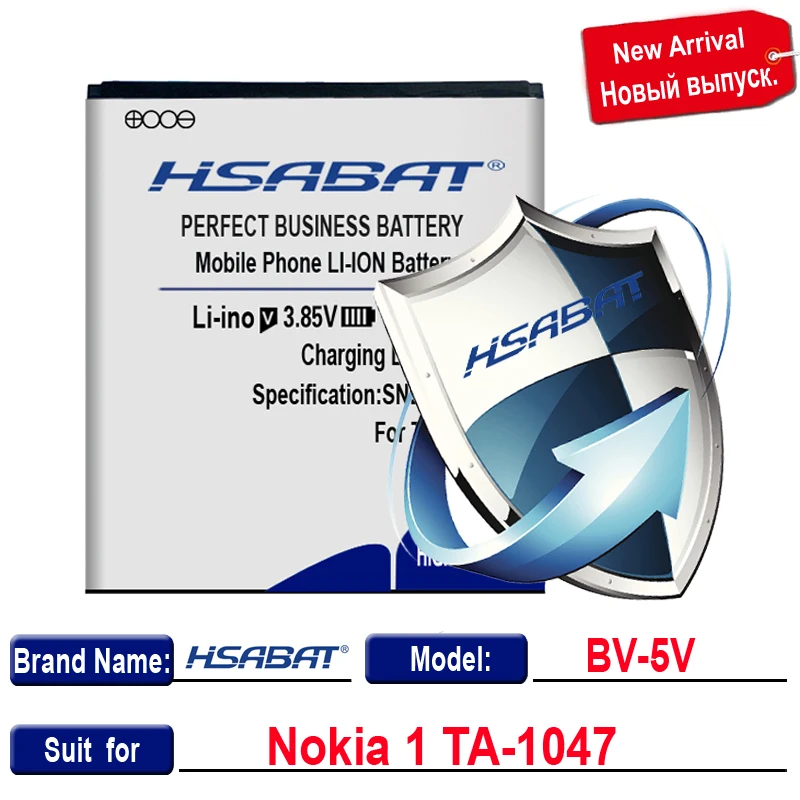 HSABAT BV-5V 3100mAh аккумулятор для Nokia 1 TA-1047 батареи