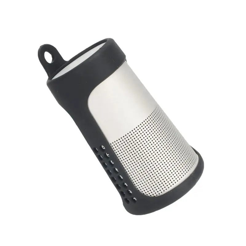 Мягкий силиконовый чехол для Soundlink Revolve Bluetooth динамик портативный защитный Противоскользящий Чехол черный