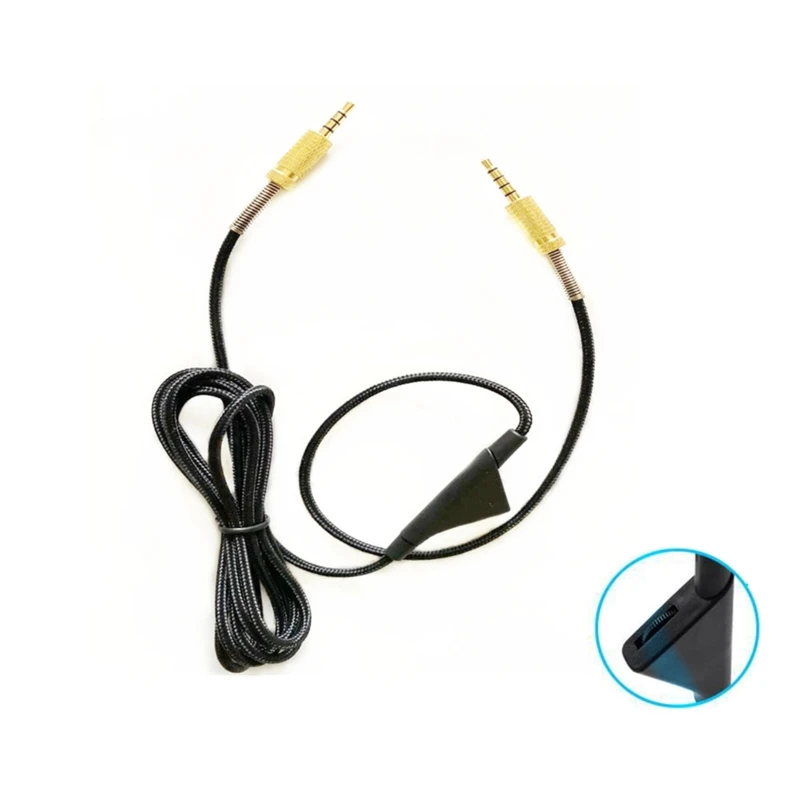 

Replacement Cable for logitech-Astro A10 A40 A30 Headsets with volume adjustm