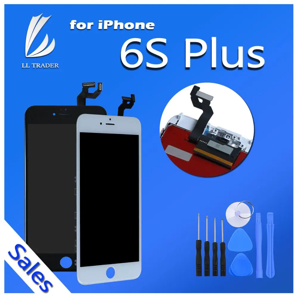 

For iPhone 6s Plus LCD Display Screen Replacement Assembly Touch Digitizer 3D Touch Free Tools 6SP Black White Camera Holder