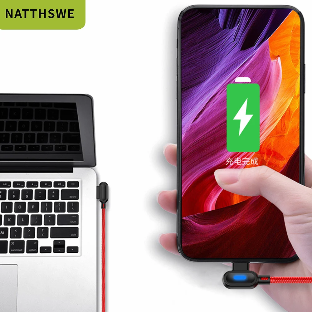 NATTHSWE 2.4A Быстрый USB кабель для iPhone 11 Pro XS MAX XR X 8 7 6s Plus 5 зарядный кабель зарядное устройство для мобильного телефона кабель для передачи данных