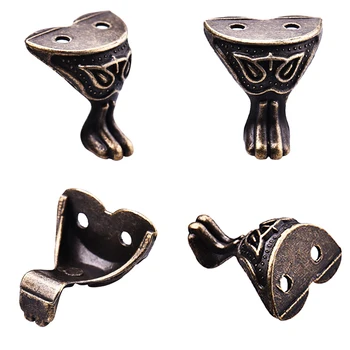 

Decorative Feet Leg Corner Protector Antique Bronze 29*27mm
